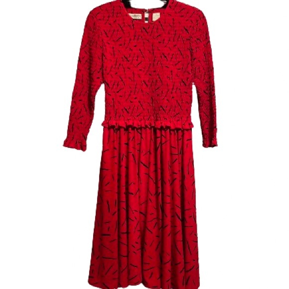 Liz Claiborne Dresses & Skirts - Vintage Liz Claiborne red dress